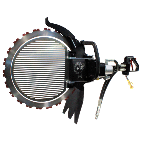 Hydraulic Dragon Ring Saw with a 20" diamond ring blade