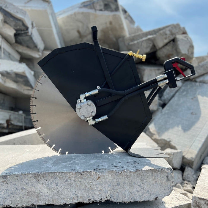24" Hydraulic Concrete Hand Saw - Cuts 10" Deep