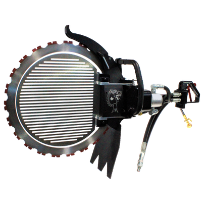 Hydraulic Dragon Ring Saw with a 20" diamond ring blade