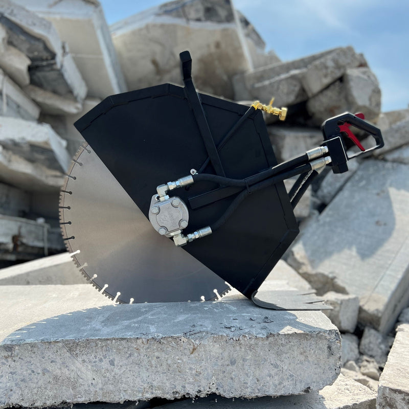 20" Hydraulic Concrete Hand Saw - Cuts 8" deep -
